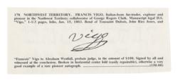 Lot #169 Northwest Territory: Francis Vigo Signed Document - Image 4