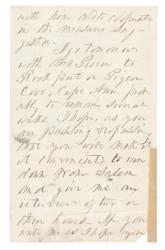 Lot #19 Franklin Pierce Handwritten Letter Signed - Image 2