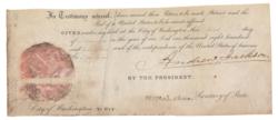 Lot #9 Andrew Jackson and Martin Van Buren