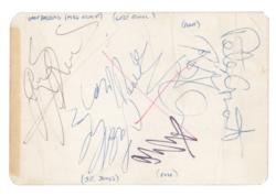 Lot #646 Led Zeppelin: Led Zeppelin reunite in 1981 for a children's charity raffle - Image 1