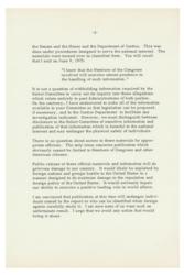 Lot #55 Gerald Ford: Aware of the damage to America’s prestige, President Ford asks Senator Baker to suppress a report on the CIA’s involvement in 