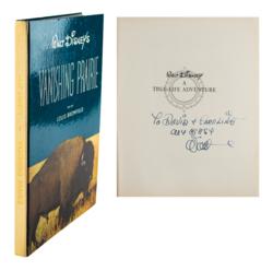 Lot #401 Walt Disney: Signed book presented by Walt Disney to a Chicago movie theater executive - Image 1