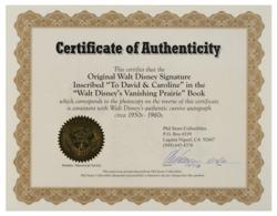 Lot #401 Walt Disney: Signed book presented by Walt Disney to a Chicago movie theater executive - Image 4