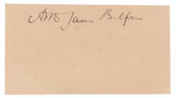 Lot #213 Arthur James Balfour Signature - Image 1