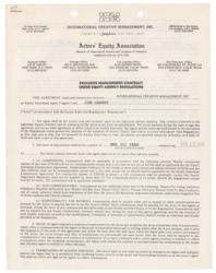 Lot #491 Jim Carrey Signed Document - Image 1