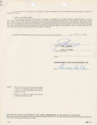 Lot #491 Jim Carrey Signed Document - Image 2