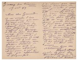 Lot #371 Claude Monet: Handwritten letter and subscriber's list for Claude Monet's national campaign to donate Edouard Manet's 'Olympia' to the Louvre - Image 1