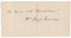 Lot #229 William Lloyd Garrison: 