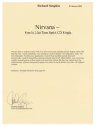 Lot #651 Nirvana: Iconic ?Smells Like Teen Spirit? CD maxi-single, fully signed by Cobain, Grohl, and Novoselic - Image 2