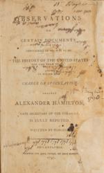 Lot #168 Alexander Hamilton: Rare printing of Alexander Hamilton's 'Reynolds Pamphlet'â€”his admission of infidelity amidst corruption controversy - Image 2