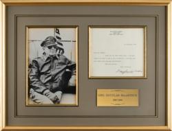 Lot #307 Douglas MacArthur Typed Letter Signed - Image 1