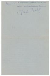Lot #412 Andre Breton Handwritten Letter Signed - Image 2