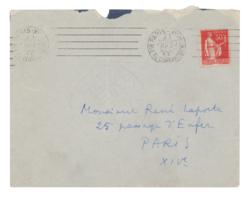 Lot #412 Andre Breton Handwritten Letter Signed - Image 3
