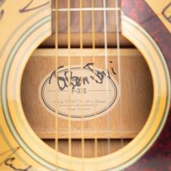 Lot #650 Music Legends: Acoustic guitar signed by over 35 notable musicians, as well as Jimmy and Rosalynn Carter - Image 4