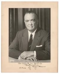 Lot #241 J. Edgar Hoover Signed Photograph and Book - Image 4