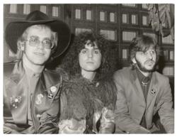 Lot #812 Elton John, Marc Bolan, and Ringo Starr Photograph - Image 1
