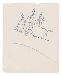 Lot #514 Hollywood Stars Signatures - Image 9