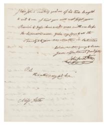 Lot #175 John Jacob Astor Handwritten Letter Signed - Image 2