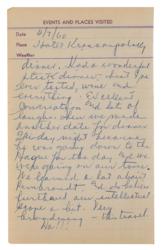 Lot #375 Norman Rockwell: An Amsterdam holiday with Norman Rockwell, with delightful original puppy sketch - Image 4