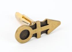 Lot #690 Prince's Personally-Worn Symbol Cufflink Cufflink - Image 1