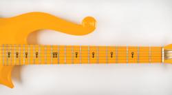 Lot #695 Prince Owned Custom Cloud Guitar: Breathtaking bright yellow custom Cloud guitar created for and owned by Prince - Image 4