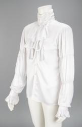 Lot #687 Prince's Screen-Worn 'Purple Rain' Ruffled White Shirt: Prince's iconic screen-worn ruffled shirt from Purple Rain?with provenance from Sheila E.'s mother! - Image 3