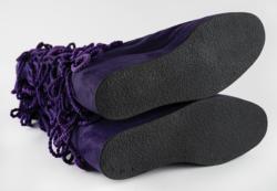 Lot #694 Prince's Custom-Made 'New Power Generation' Boots with Designs and Correspondence: Prince's wild custom-made 