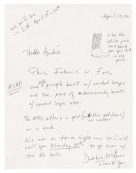 Lot #694 Prince's Custom-Made 'New Power Generation' Boots with Designs and Correspondence: Prince's wild custom-made 