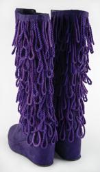 Lot #694 Prince's Custom-Made 'New Power Generation' Boots with Designs and Correspondence: Prince's wild custom-made 