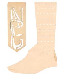 Lot #694 Prince's Custom-Made 'New Power Generation' Boots with Designs and Correspondence: Prince's wild custom-made 