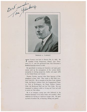 Lot #9136 Connie Mack, Tom Yawkey, and Eddie Collins - Image 1