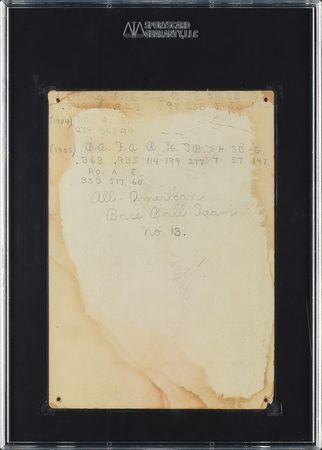 Lot #9012  1904-11 W600 Sporting Life Cabinet Honus Wagner - SGC 1 (Type 4) - Image 2