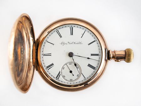 Lot #9009 Ed Delahanty's 1887 Engraved Pocket Watch - Image 2