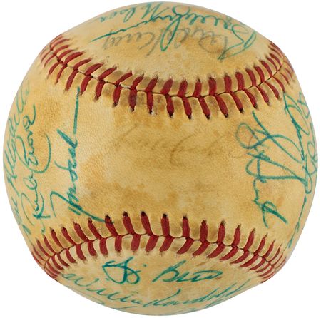 Lot #9280  NY Yankees: 1981 Team-Signed Baseball - Image 2
