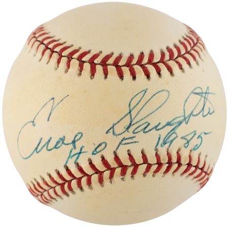 Lot #9276  NY Yankees Old-Timers: Keller, Sewell, and Slaughter - Image 1