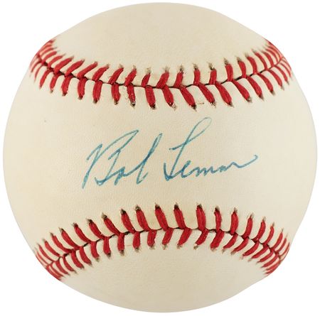 Lot #9286  Old-Time Pitchers: Lemon, Lopat, and Shantz - Image 1
