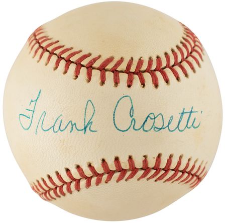 Lot #9274  NY Yankees Old-Timers: Chandler, Chapman, and Crosetti - Image 1