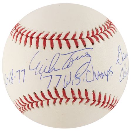 Lot #9277  NY Yankees Pitchers: Bouton and Torrez - Image 1
