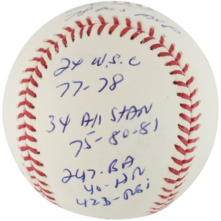 Lot #9283  NY Yankees: Abbott, Dent, Hernandez, and Howe - Image 3