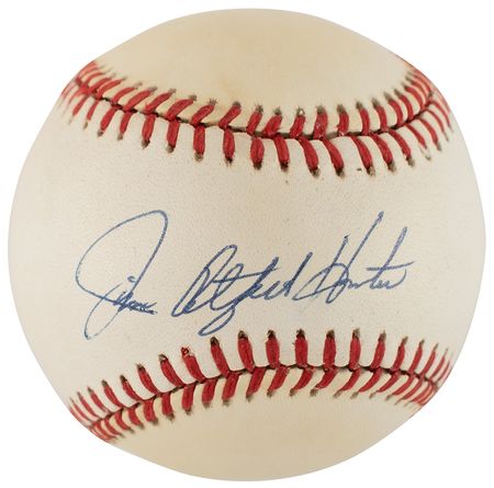 Lot #9287  Pitchers: Hunter, Niekro, Perry, and Turley - Image 1