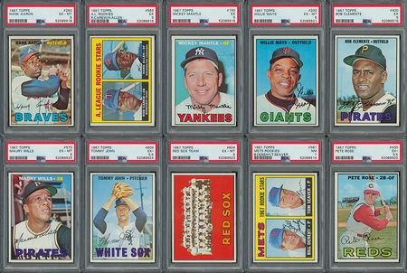 Lot #9096  1967 Topps Baseball Complete Set (609) - Mid Grade Complete Set - Image 1