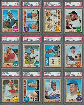 Lot #9097  1968 Topps Baseball Complete Set (598) - Image 1