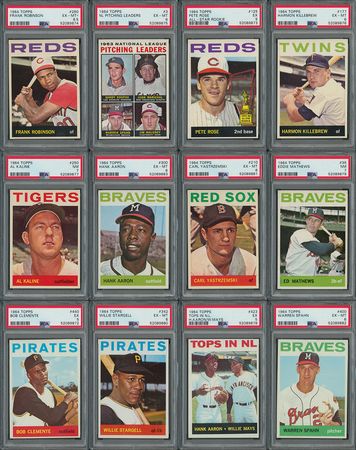 Lot #9087  1964 Topps Baseball Complete Set (587) - Image 1