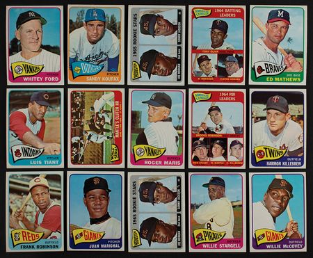 Lot #9090  1965 Topps Baseball Complete Set (598) - Image 2