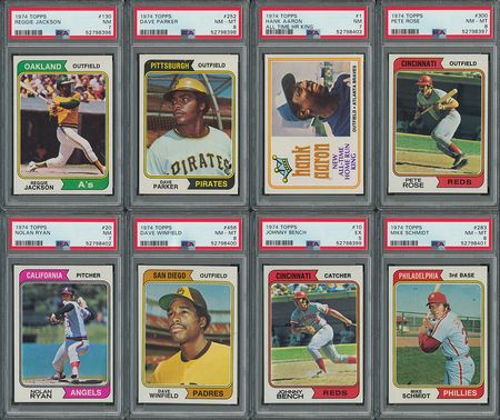 Lot #9113  1974 Topps Baseball Complete Set (660/660) - Image 1