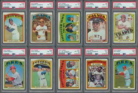 Lot #9108  1972 Topps Baseball High-Grade Partial Set (724/787) - Image 1