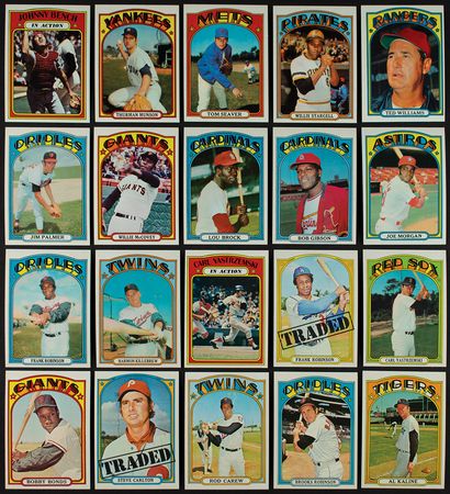 Lot #9108  1972 Topps Baseball High-Grade Partial Set (724/787) - Image 2