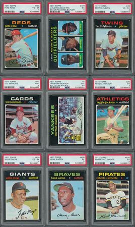 Lot #9104  1971 Topps Baseball Complete Set (752) - Image 1