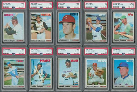 Lot #9101  1970 Topps Baseball Complete Set (720) - Image 1