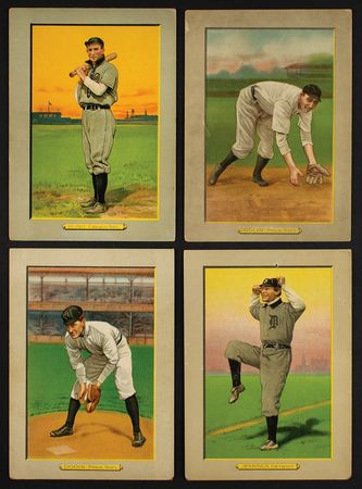 Lot #9032  1911 T3 Turkey Red Lot of (4) with